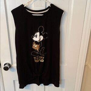 Disney Black Mickey Mouse Top